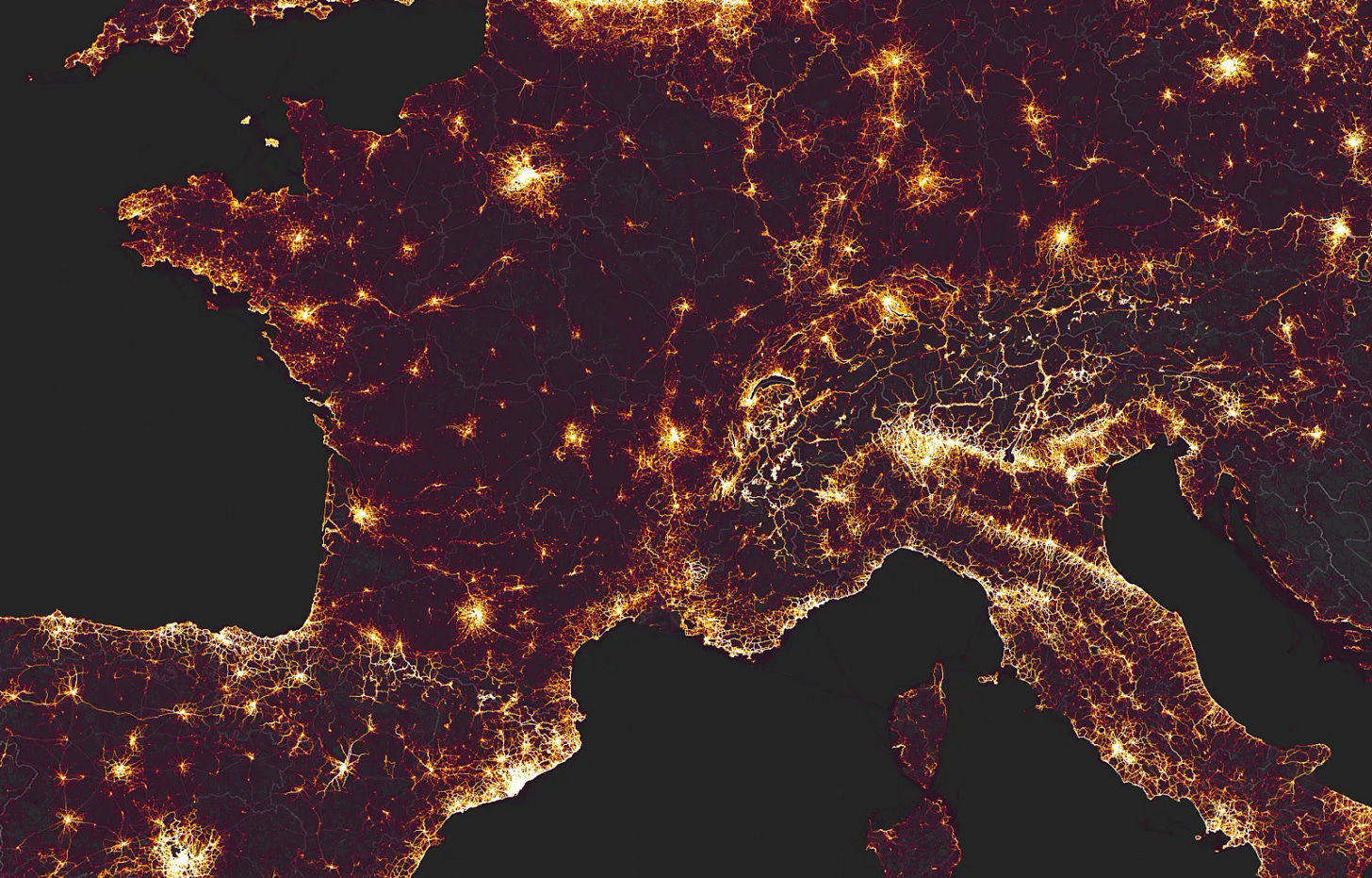 La heatmap Strava La heatmap Strava