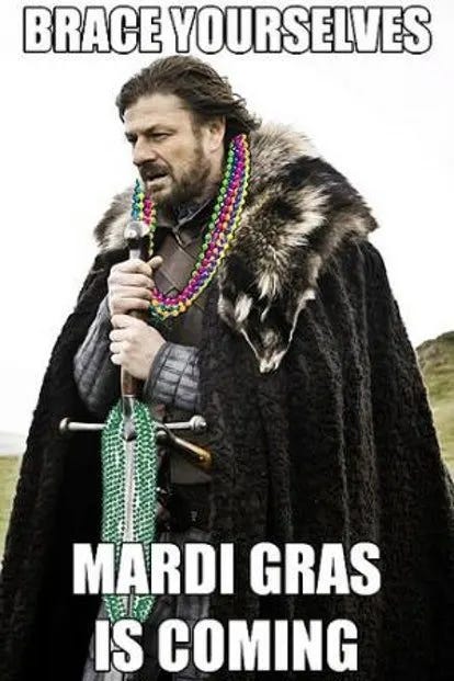 Collection of Funny Mardi Gras Memes - Funtastic Life