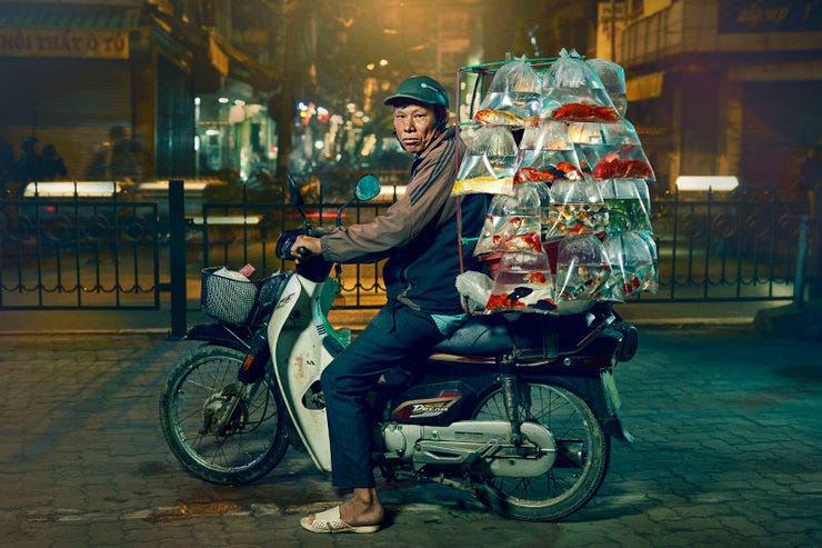 Hanoi Bikes - eine Serie von Jon Enoch (www.jonenoch.com)