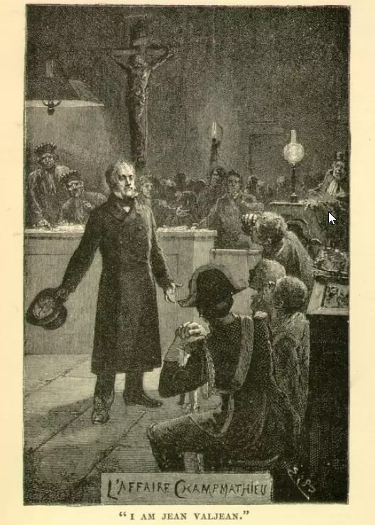 A scene from Les Miserables by Victor Hugo