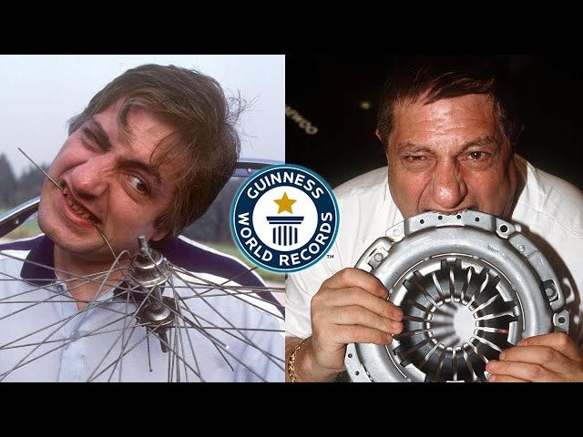 The Man With The Strangest Diet... - Guinness World Records - YouTube