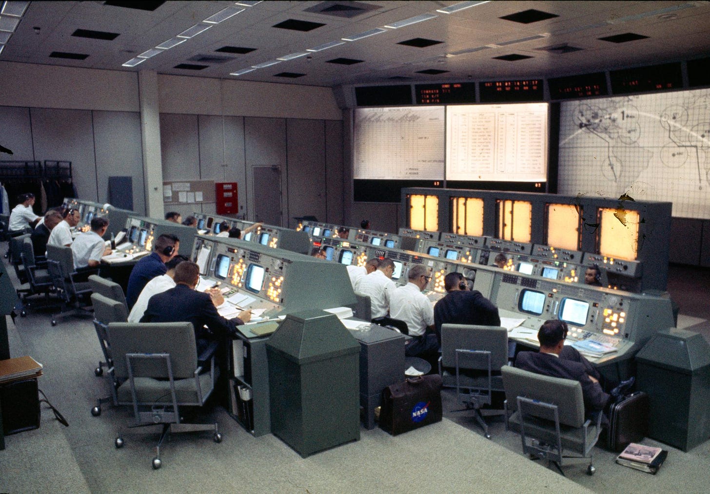 mission control at NASA