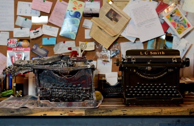 Longmont man brings community together to replace antique typewriter lost  in fire