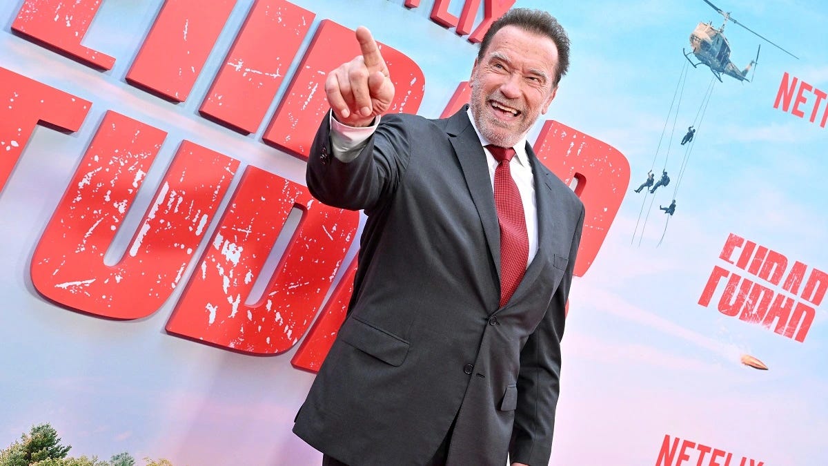 Arnold Schwarzenegger's Son Left Out of the Family Photos at Netflix  Premiere