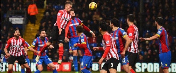 crystal palace vs southampton premier league 2015