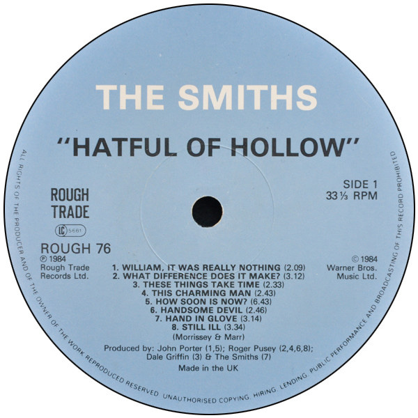 Hatful Of Hollow, Secondary, 2 of 3