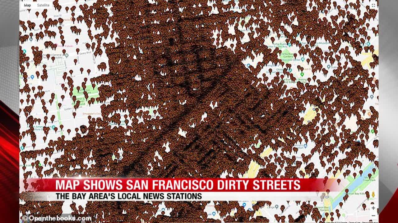 San Francisco Feces Map 2021 - Squaw Valley Trail Map