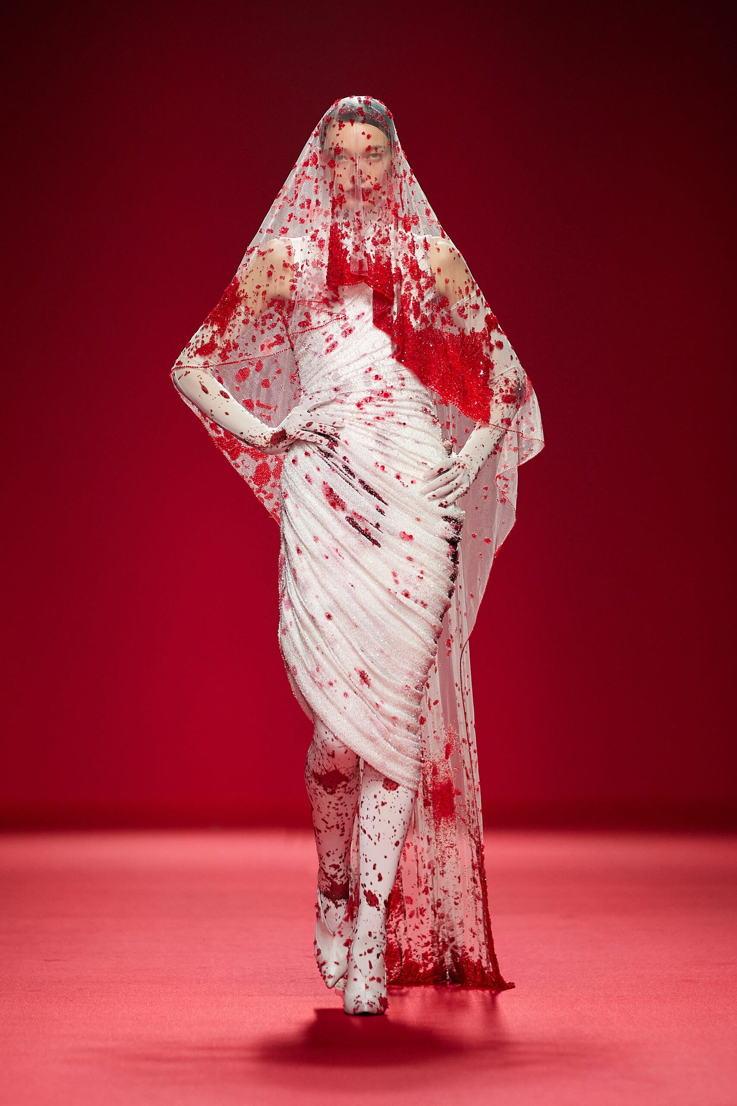 Robert Wun Conjures up Haute Horror for His Couture SS24 Collection - V  Magazine