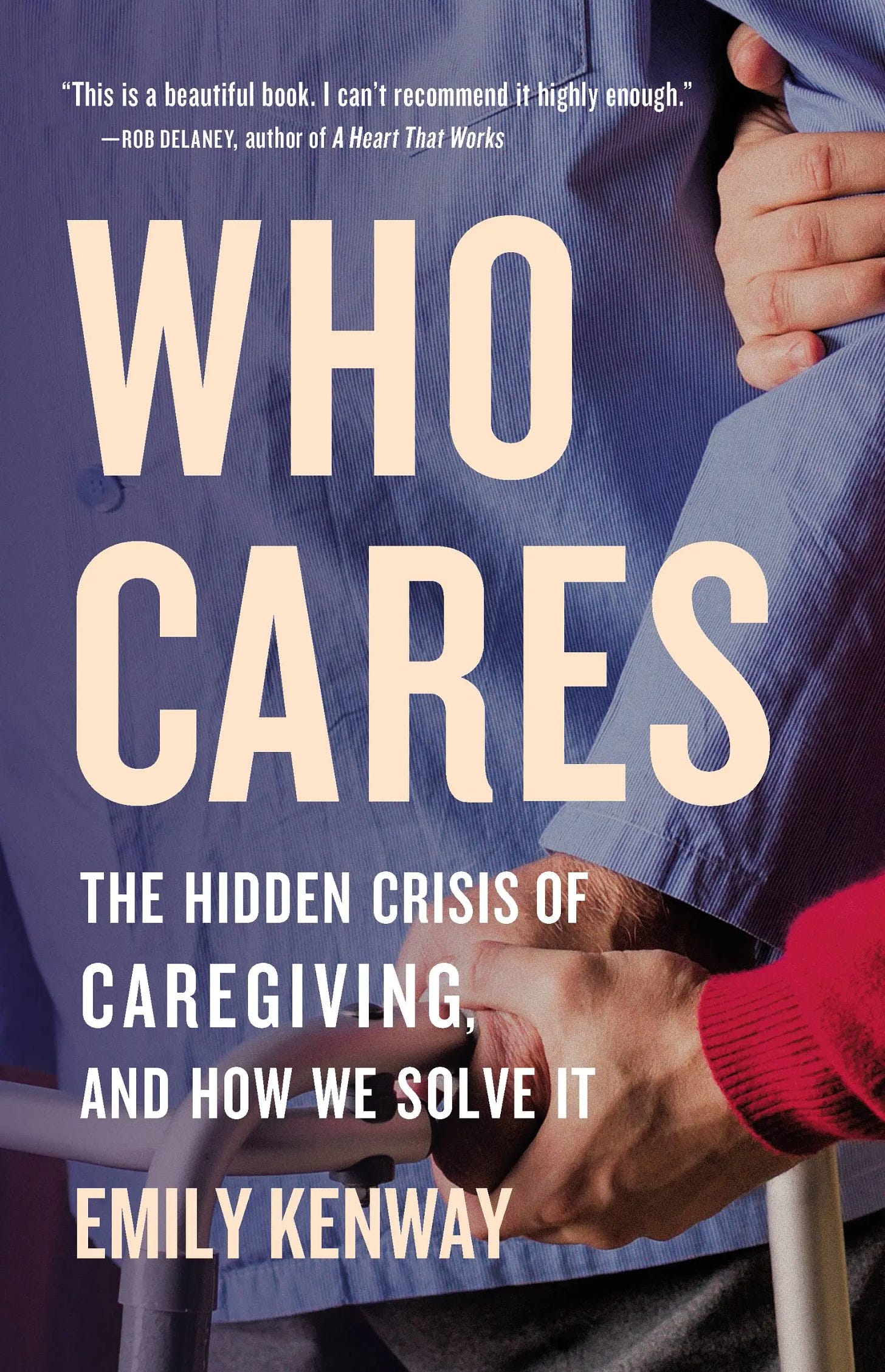 THe cover of Who Cares? A book by Emily Kenway.