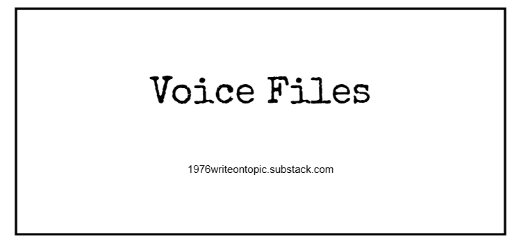 Voice Files