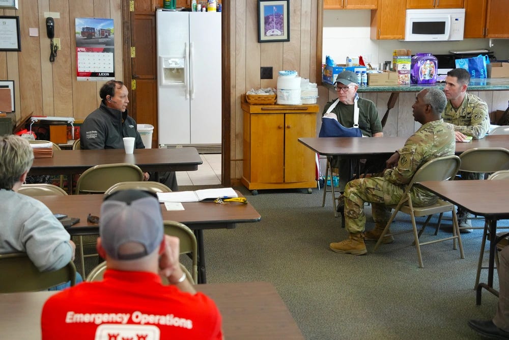 Army Corps leader assesses Hurricane Helene disaster recovery progress Army Corps leader assesses Hurricane Helene disaster recovery progress