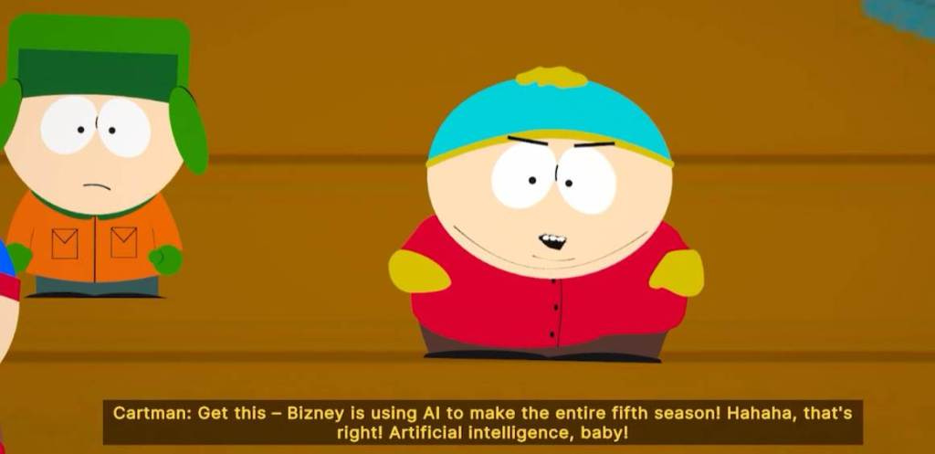 Un episodio de South Park es generado completamente por inteligencia artificial.