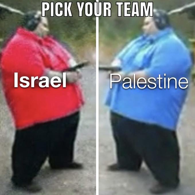 PICK YOUR TEAM Israel Palestine