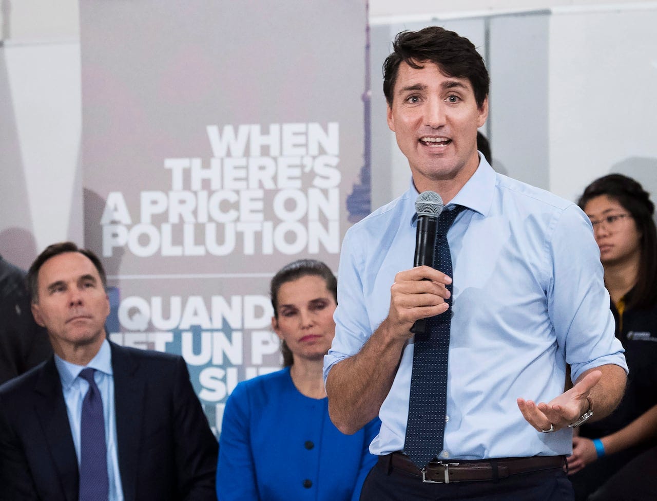 Justin Trudeau's carbon tax is revenue neutral... for now: Neil Macdonald |  CBC News