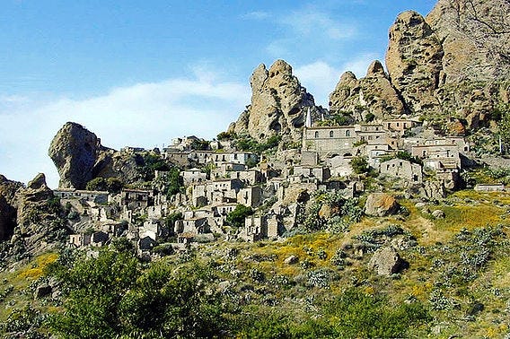 Village in Aspromonte National Park.