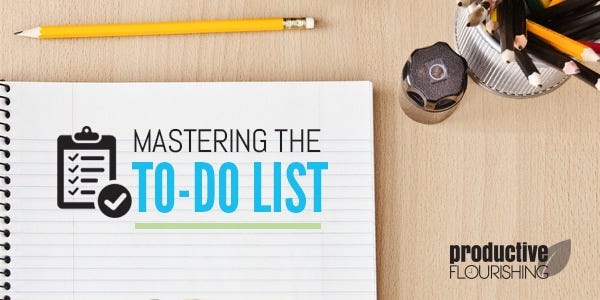 Mastering the ToDo list comes down to learning to do less, learning to do what you have to, and walking away when you've done what you had to. Exit Tasks help with the second and third task. | Mastering the ToDo List //productiveflourishing.com/mastering-the-todo-list/