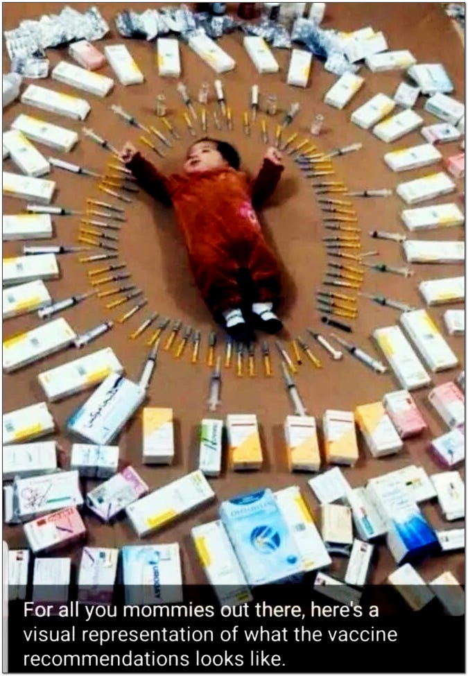 for all you mommies out there here is a visual representation of what the vaccine schedule looks like