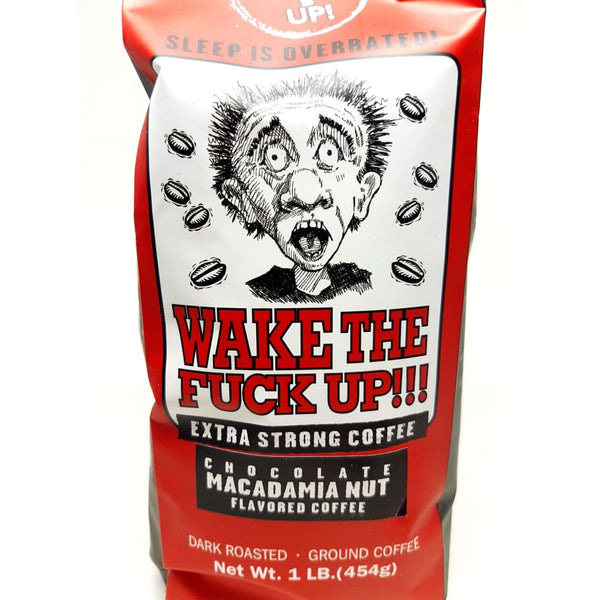 Wake the Fuck Up Coffee Chocolate Macadamia Nut Flavor - Chilly Chiles