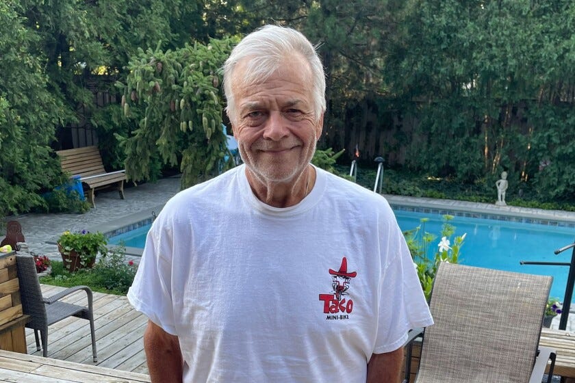 “I feel good. No better or worse than I always do," says podcaster Steve Dahl (pictured last summer).