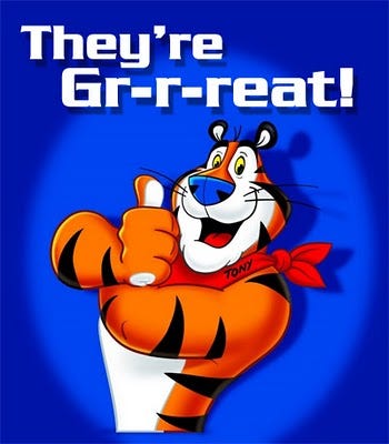 Frosted Flakes Theyre Grrrreat