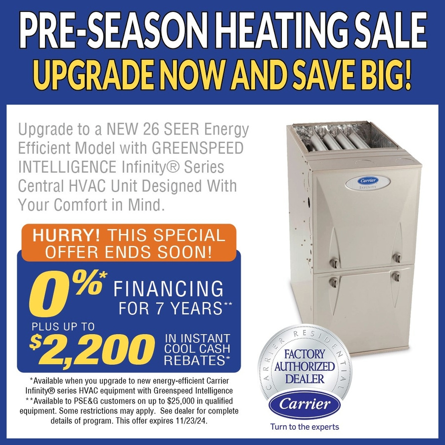 Bloomfield Cooling, Heating & Electric, Inc. Offers Seasonal Savings on HVAC Maintenance and Replacements in Northern New Jersey