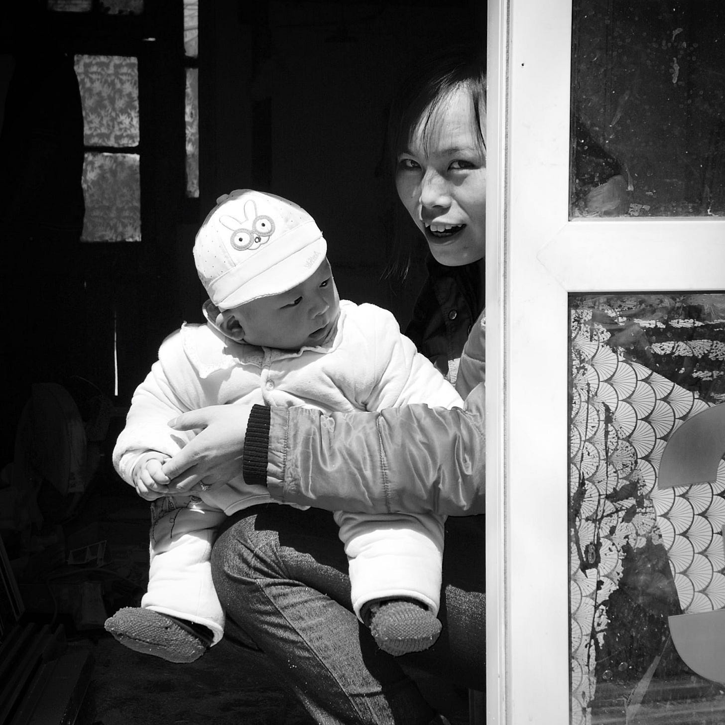 Mother and child, Beijing.