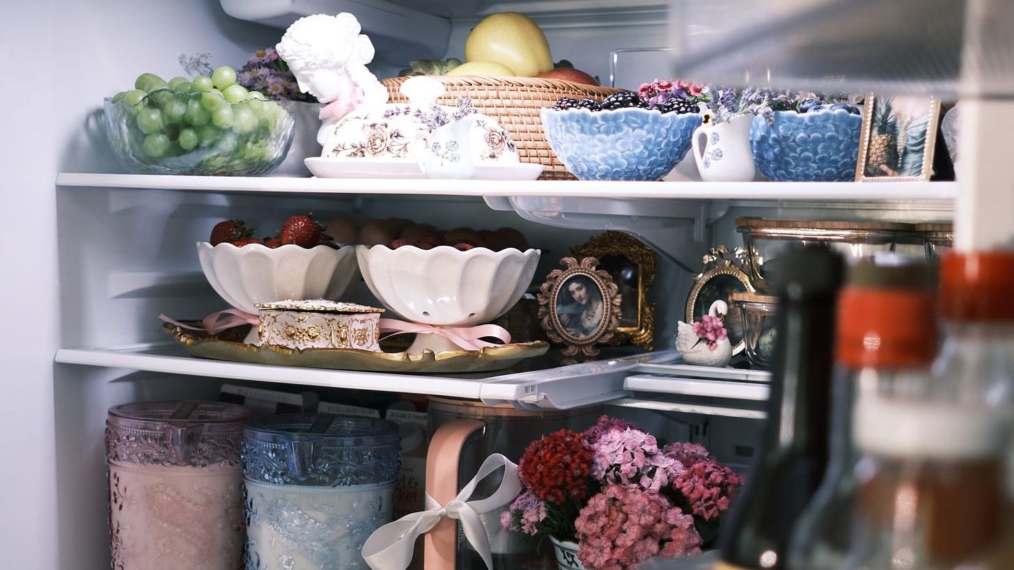 The central tenet of fridgescaping? Even your fridge can be beautiful.