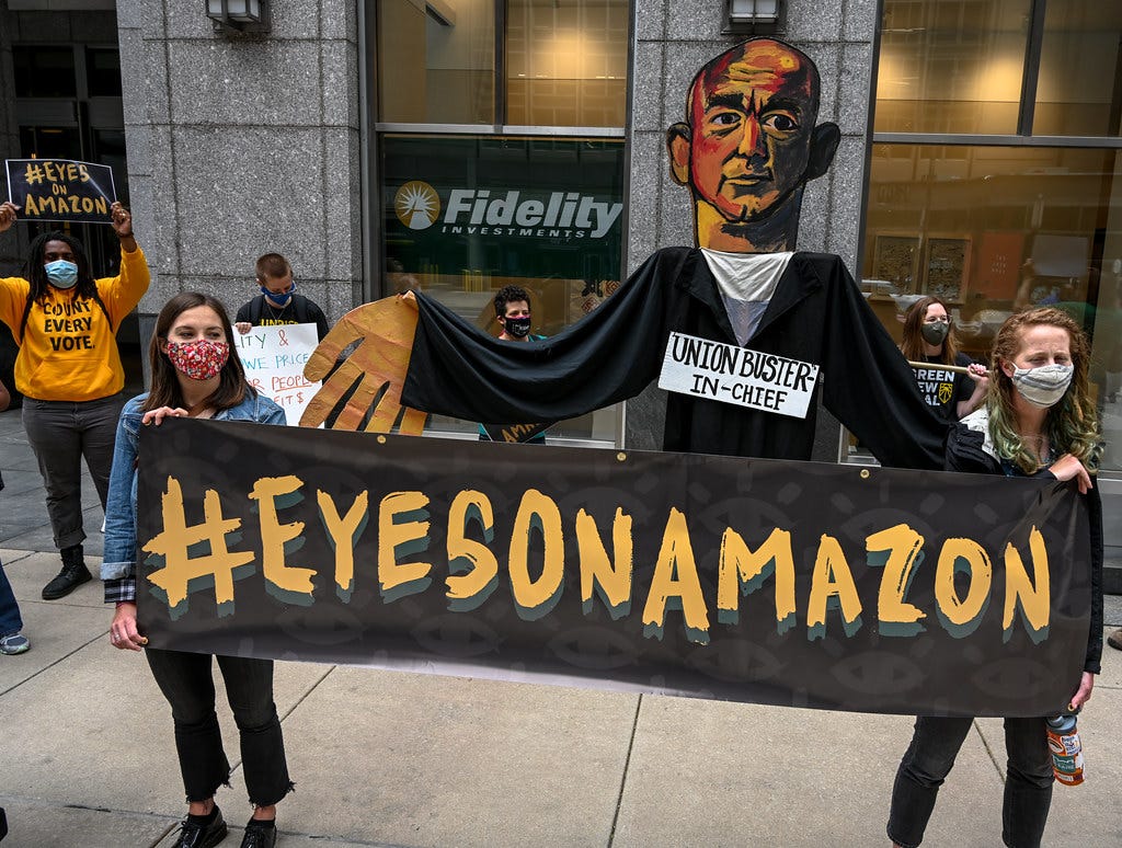 Eyes on Amazon shareholders day of action | Last year, Amazo… | Flickr