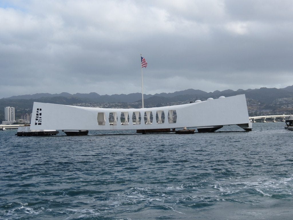 Pearl Harbor Memorial site is a must for any visitors over 50