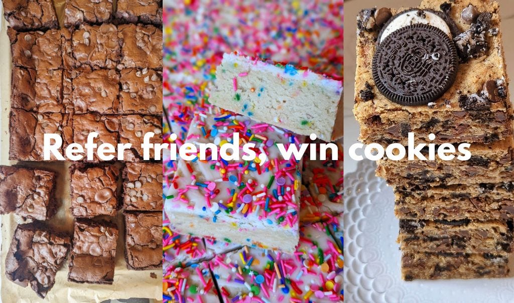 refer friends to Things to do Del Ray, VA to win cookies