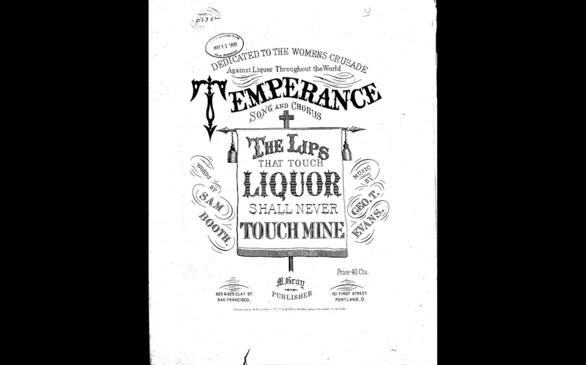 Temperance movement poster