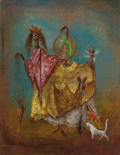 The Artist Traveling Incognito, 1949 - Leonora Carrington - WikiArt.org
