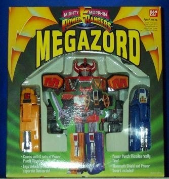 The Mighty Morphin Power Ranger Megazord Deluxe Edition by Bandai