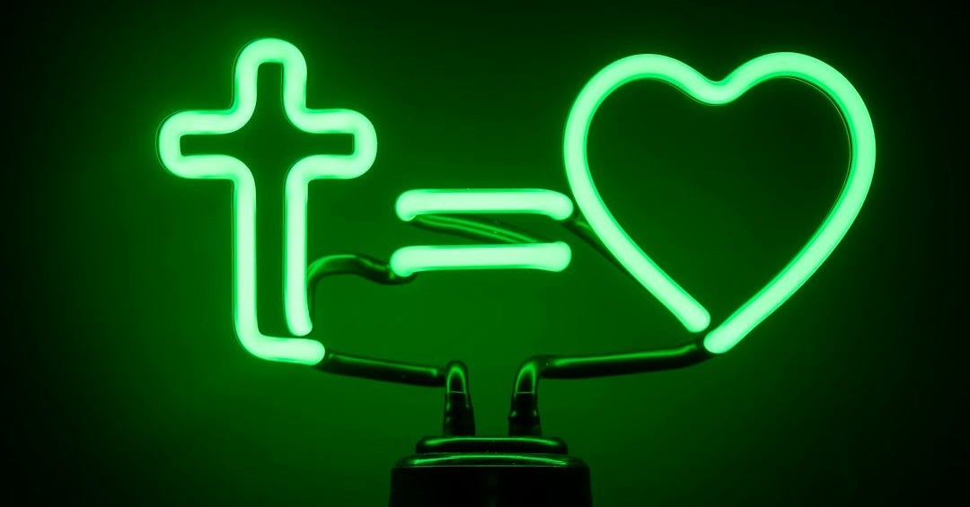 black cake with green light