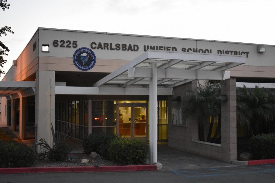 A Brown Act violation has been filed against the Carlsbad Unified School District Board of Trustees stemming from an action during the board’s Dec. 18 meeting. Courtesy image