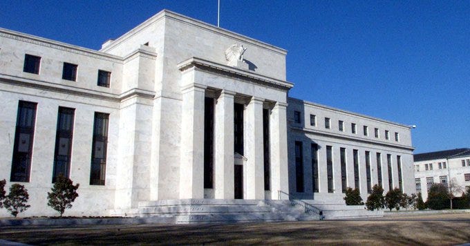 The U.S. Federal Reserve Building in Washington, D.C.