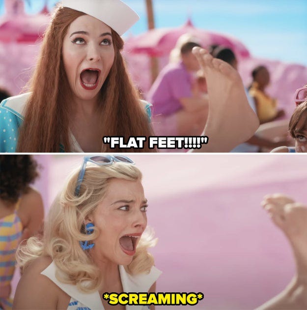 Barbie Arched Feet Scene Explained By Margot Robbie