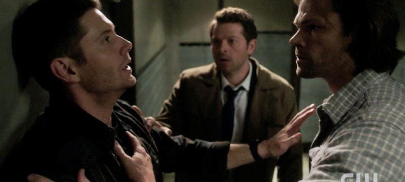 supernatural 1314 good intentions winchester brothers embraced with castiel