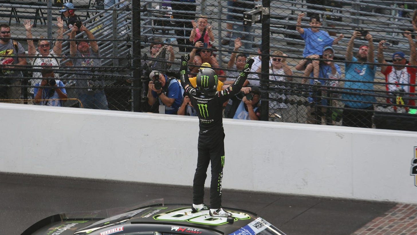 NASCAR Xfinity Riley Herbst Stewart Haas Racing Pennzoil 250 Indianapolis