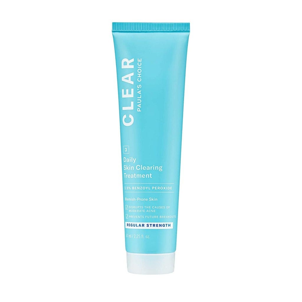 Paula's Choice CLEAR Regular Strength Skin Clearing Treatment, 2.5% Benzoyl Peroxide for Facial Acne, Redness Relief