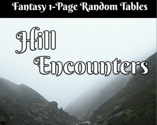 Fantasy Hill Encounters