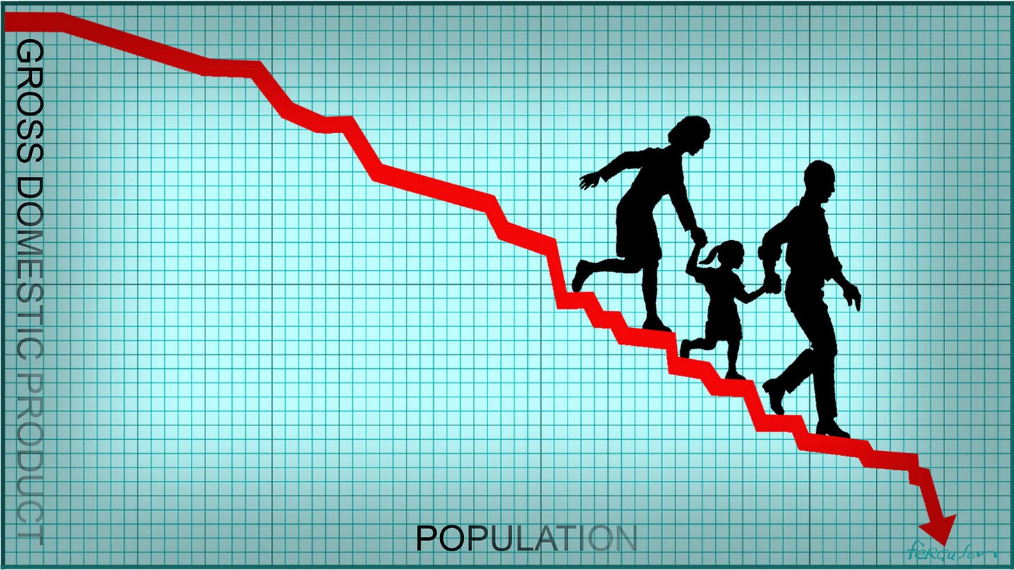 Economic Consequences of Population Decline -  ClimateChangeForkClimateChangeFork