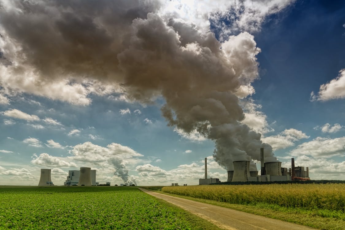 Free Industrial Machine Near Crops Stock Photo