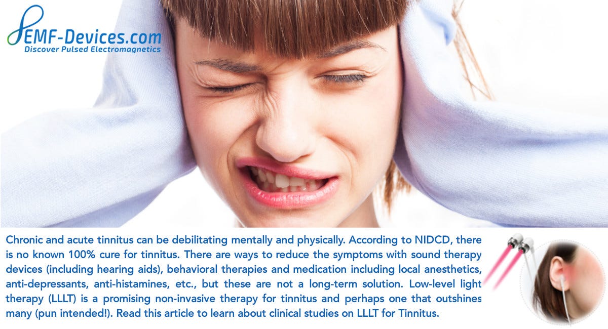 low-level light therapy for tinnitus ear disorders laser photobiomodulation