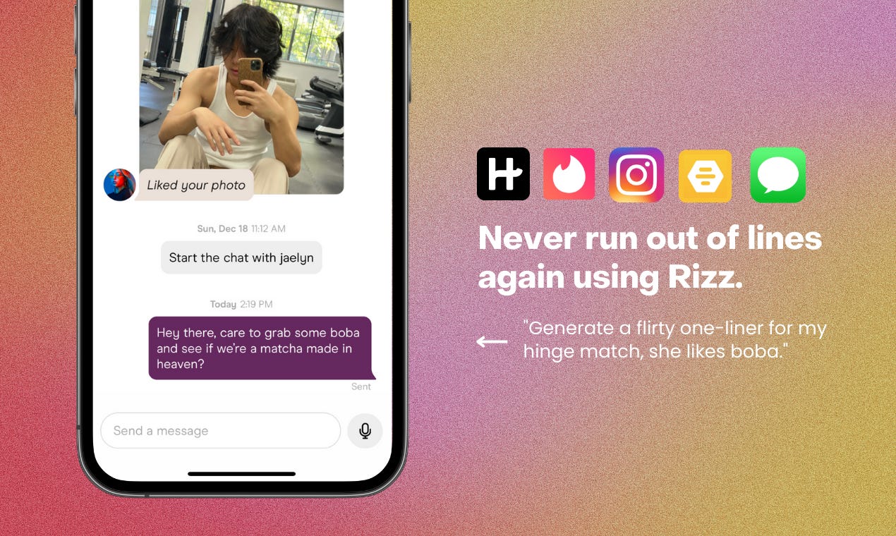Rizz! - Product Information, Latest Updates, and Reviews 2023 | Product Hunt