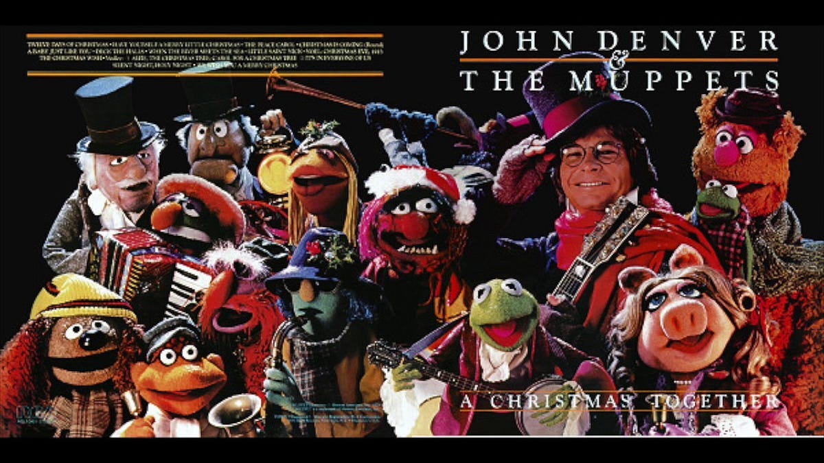 Album cover John Denver and the Muppets A Christmas Together