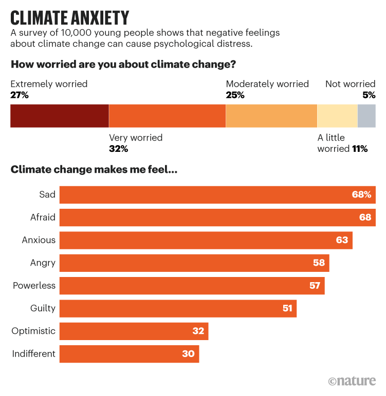 Young people's climate anxiety revealed in landmark survey