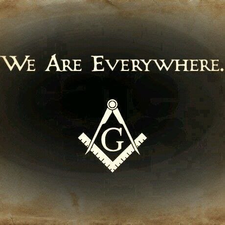 we are everywhere masonic STICKER | Freemason and Freemasonry