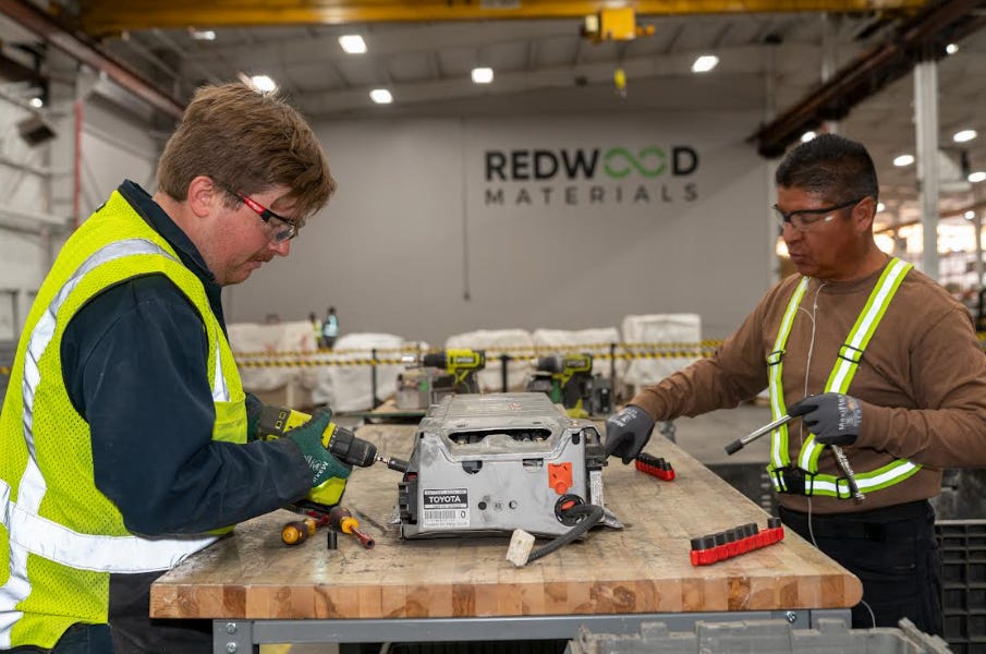 Redwood Materials partners with Toyota to recycle batteries in US |  TechCrunch