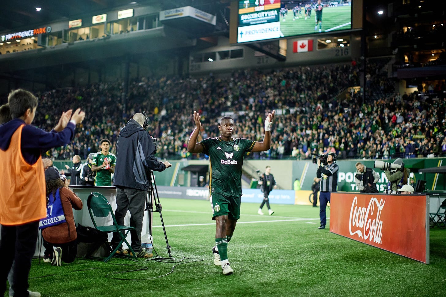 Kamal Miller on X: "A Debut To Remember 💚 Timbers Army I Love You Already  🌲🪵 We Go Again Saturday 🙏🏾 #RCTID #KM4 https://t.co/TljCH058fM" / X